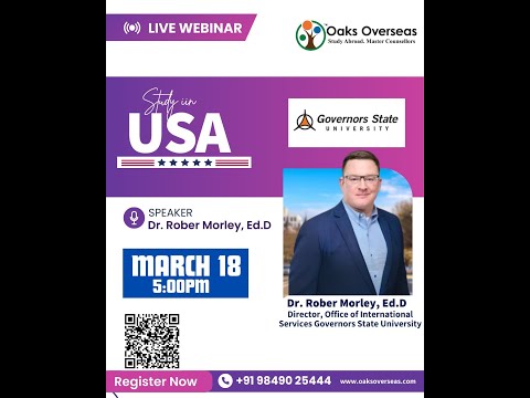 🎓 Study in the USA with Governor State University! 🇺🇸✨