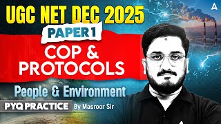 UGC NET Paper 1 People Development And Environment COP & Protocols PYQ's By Masroor Sir