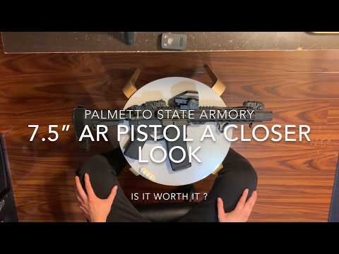 Palmetto State Armory 7.5 AR Pistol Breakdown
