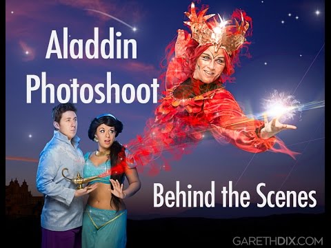 Aladdin Photoshoot Behind the Scenes with Gareth Dix (GoPro Timelapse)