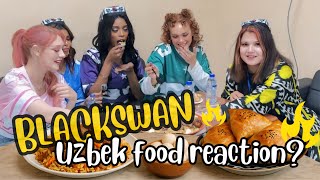Uzbek Food Challenge witk K-pop group BLACKSWAN