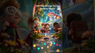 Kids Explore the Jungle 🌿 #kidsadventure #kidscartoon #kidsnature #animationkids #happykids #kids
