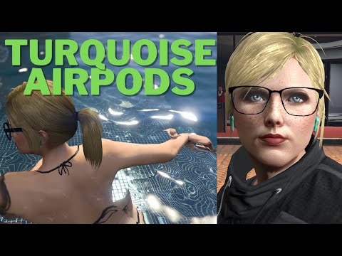 How to get for a limited time, Turquoise Airpods in Gta online this week!! #gta #gta5 #gtaupdate