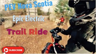 PEV Electric Trail Ride/Apollo Ghost/Kingsong S18/Nova Scotia #euc #electricscooter Canada