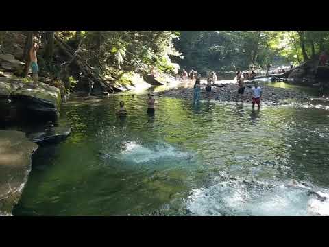 Peekamoose Bluehole diving