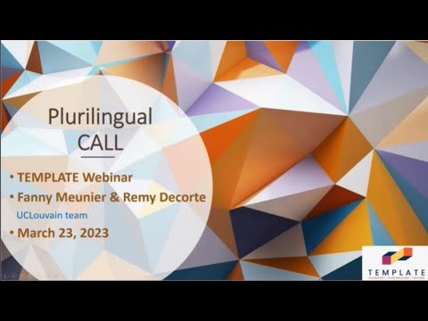 Plurilingual CALL webinar