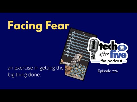 Ep 228 Facing Fear (an exercise in getting the big thing done.)