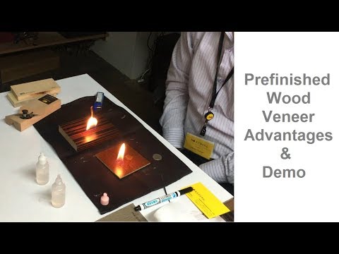"Prefinished Wood Veneer Advantages & Demo" by CivilLane.com