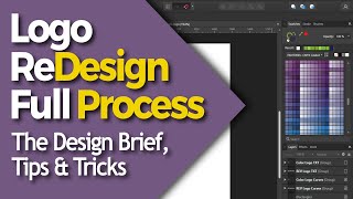 Logo ReDesign Full Process - The Design Brief, Tips and Tricks