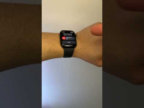 What happens if you fall while wearing your Apple Watch ⌚️ #shorts #applewatch