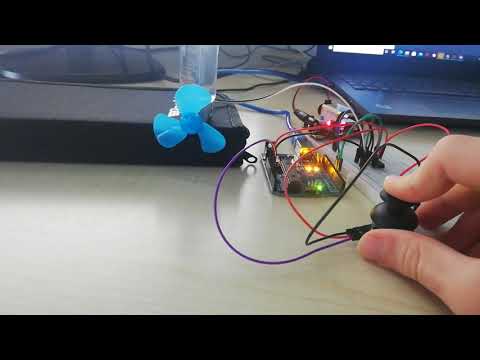Arduino Uno - Motor controlled by a joystick
