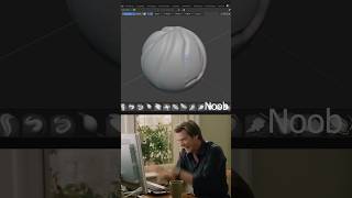 Noob vs Pro - Spherical design #blender #tutorial #artist #designer