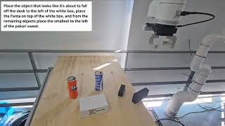 Robot control via LLM