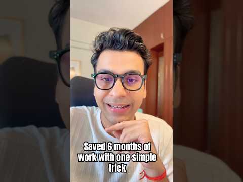 I Just saved 6 months of work with one simple trick 😳😳 #startup #productmanagement