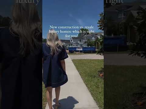 Florida new construction vs resale luxury. #luxuryrealestate #floridarealestate