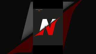 N letter Logo Design 🔥 How to make logo on pixellab - Pixellab Editing #pixellab #pixellabediting