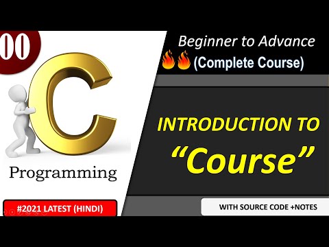C language tutorial for beginners in Hindi (with Notes)| Eduotech 🔥🔥| #00