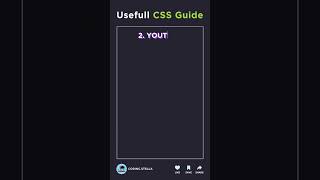 Usefull CSS Guide 🚀🚀।          #css #html5 #htmlcss #html5css3 #csstips #animation #programmer #