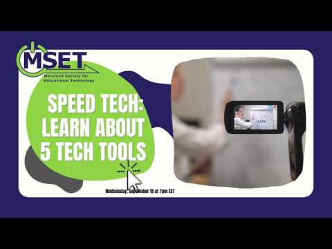 MSET: Speed Tech - Five Tech Tools PROMO