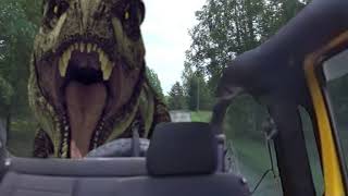Dinosaur Chase Zoom Virtual Background