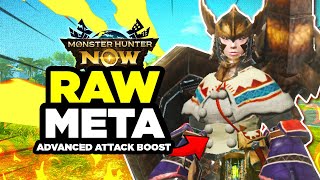 IS RAW FINALLY META? NEW Advanced Attack Boost Build! | Monster Hunter Now
