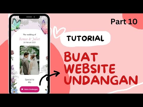Tutorial Bikin Website Undangan Floral Tanpa Coding! Cukup Drag & Drop (Part 10)