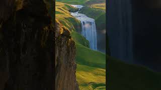 Iceland’s Waterfalls Will Leave You Breathless 🌊🇮🇸 #shorts