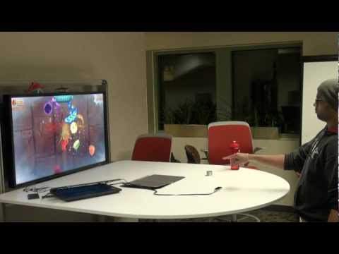 Playing Fruit Ninja with the Leap Motion