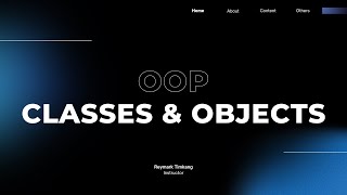 OOP Classes and Objects Explained with Simple Examples