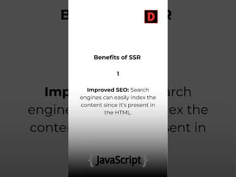 Server Sider Rendering | SSR | #nextjs  #reactjs  #javascript