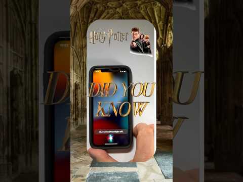 Your iPhone HAS SECRET HARRY POTTER SPELLS?! #shorts #harrypotter