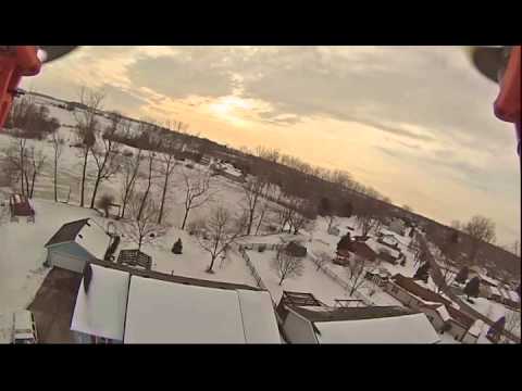 Short drone flight - no crash or anything exciting - just snow