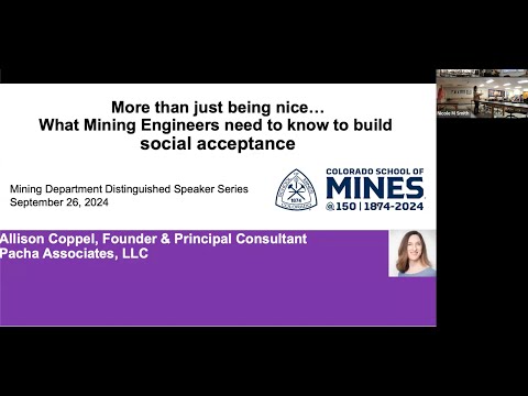 Mining Seminar September 26th