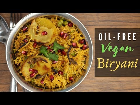 How to Make Vegan Biryani | OIL-FREE