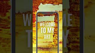 "Find Your Path" – A Journey Through Hues and Haze ✨Mona Jain's #abstractlandscape #artcollectors