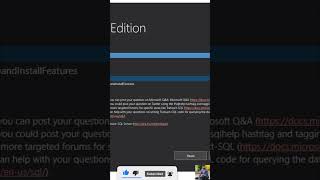SQL server Installation