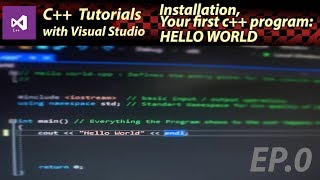 [WORKSHOP]  Getting Started with C++ /  "Hello World"  -  Basics of C++  EP.0
