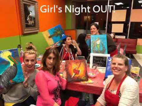 Wine and Paint Classes in Beaufort
