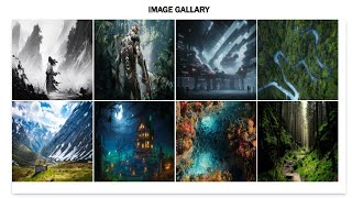 HTML CSS image gallery || #html #css #coding #programming