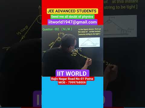 string constraints numerical || jee advanced physics doubt #jee #jeeproblems #jeeadvanced #neet
