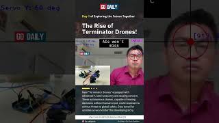The Rise of Terminator Drones! #dronetechnology  #airevolution #technews #aiweapons #techupdate