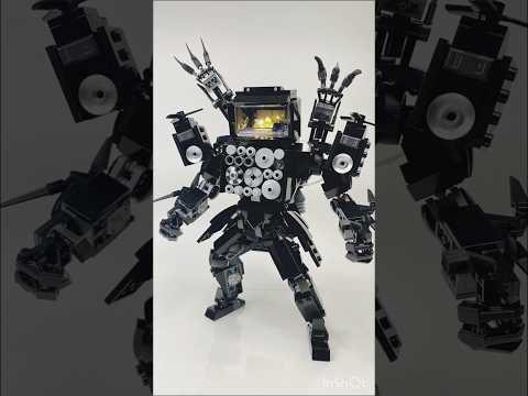 Lego MOC_Titan TVman in Lego  #skibiditoilet #titantvman #legomech  #shorts #legomoc