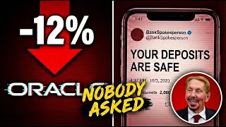 Oracle's Panic Tweets Just Crashed Their Stock 12% (Nobody Asked)