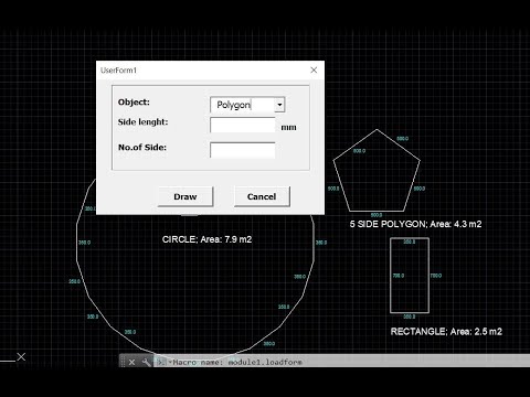 HOW TO CREATE AUTOCAD DATA ENTRY FORM  PART 3/3