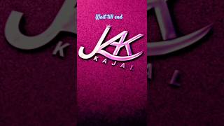 kajal name logo design #3dlogodesign #brandlogodesign #trending #shorts