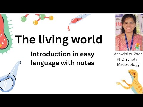 The living world class 11th NCERT introduction in easy language from basics with notes (NEET)