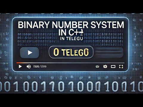 4.1 | Binary Number System | Dsa in telugu | Dsa in C++ | Cpp