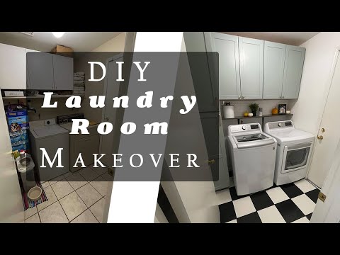 DIY Laundry Room MAKEOVER