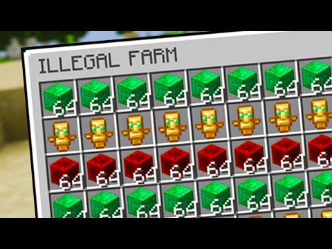 I made an illegal farm in Minecraft…