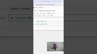 NumPy linspace() — Magic of Evenly Spaced Numbers! 🔢✨ #numpy #datascience